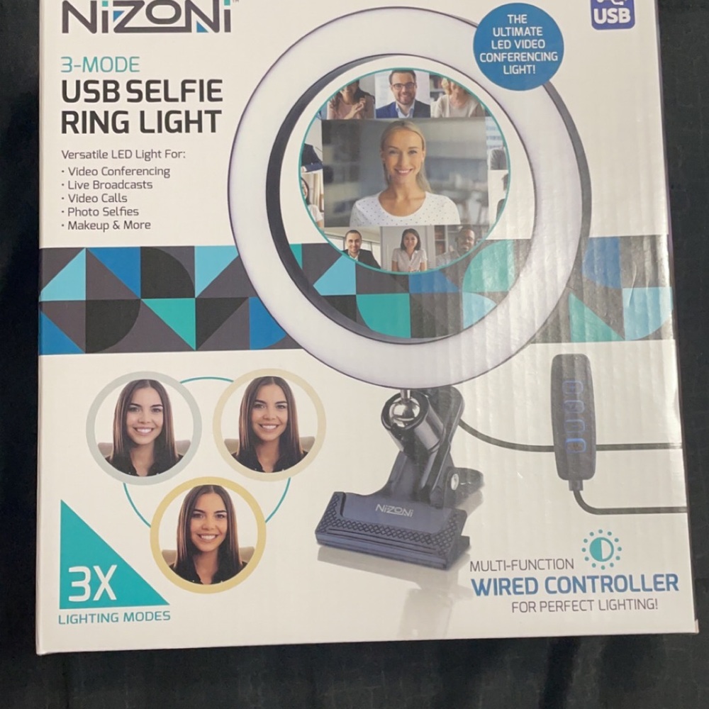 Nizoni usb selfie ring light